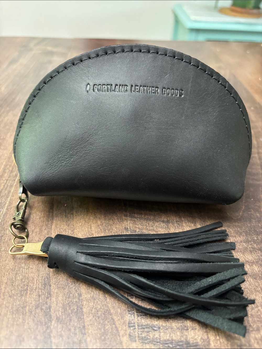 Portland Leather small black taco little.